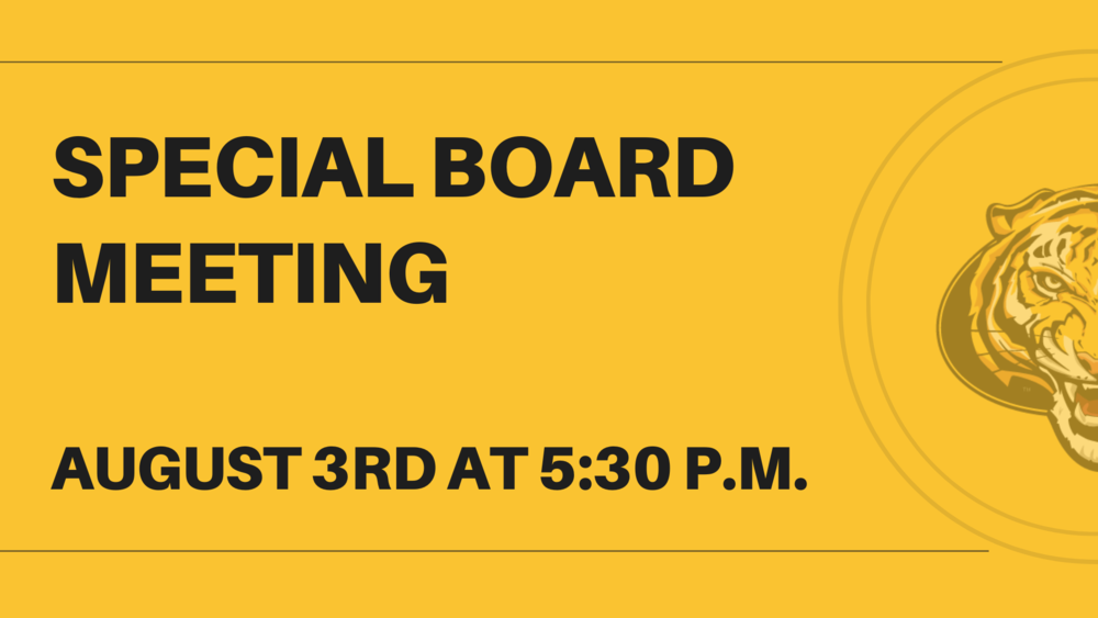 SPECIAL BOARD MEETING