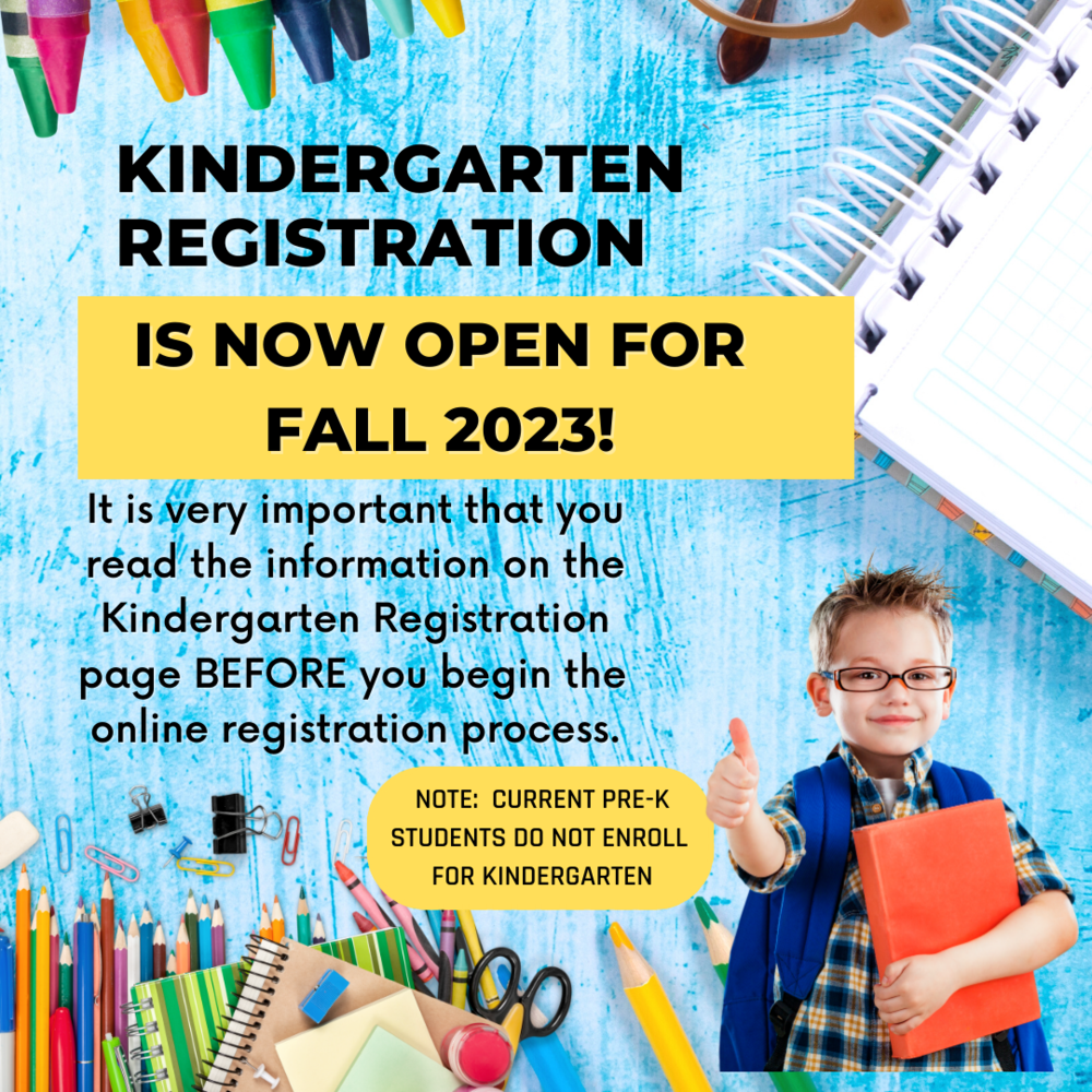 Kindergarten Registration | Prairie Grove School District