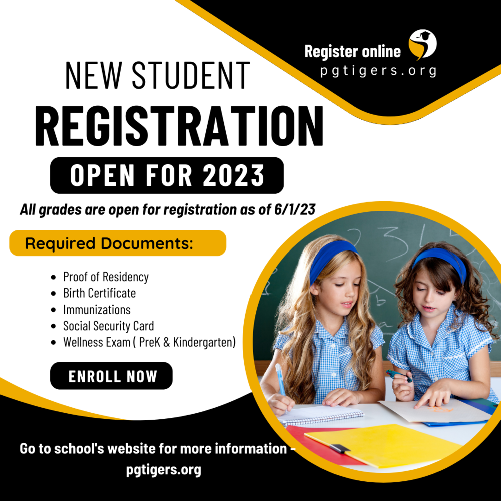 New Student Registration Prairie Grove Elementary School