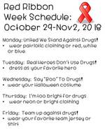 Red Ribbon Week Schedule