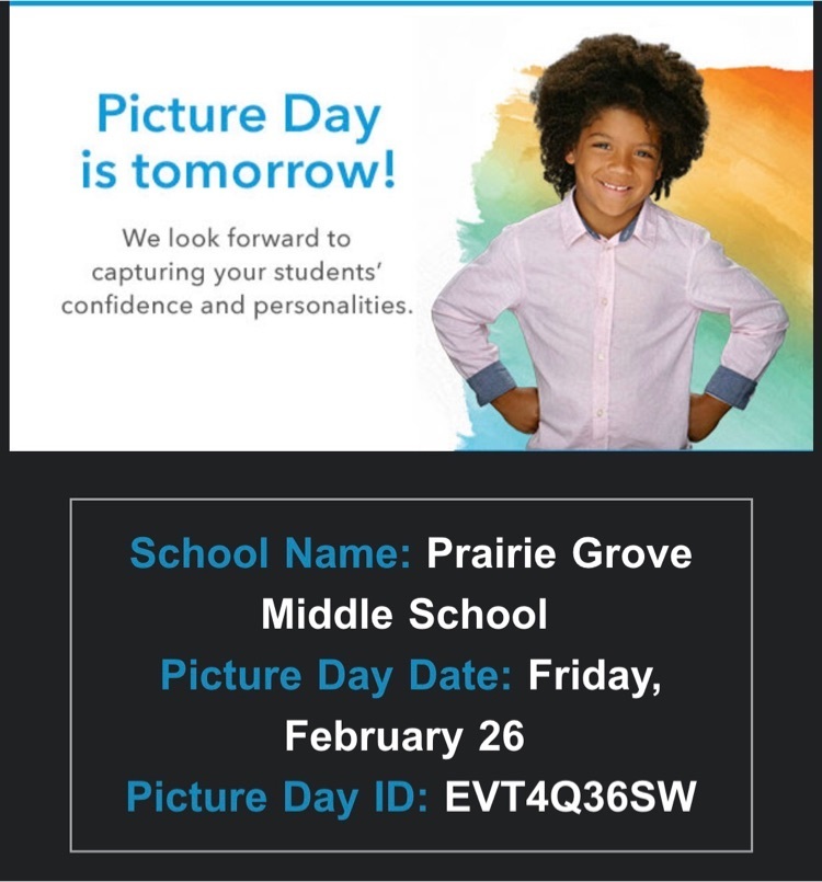 Don’t forget Spring Pictures are tomorrow