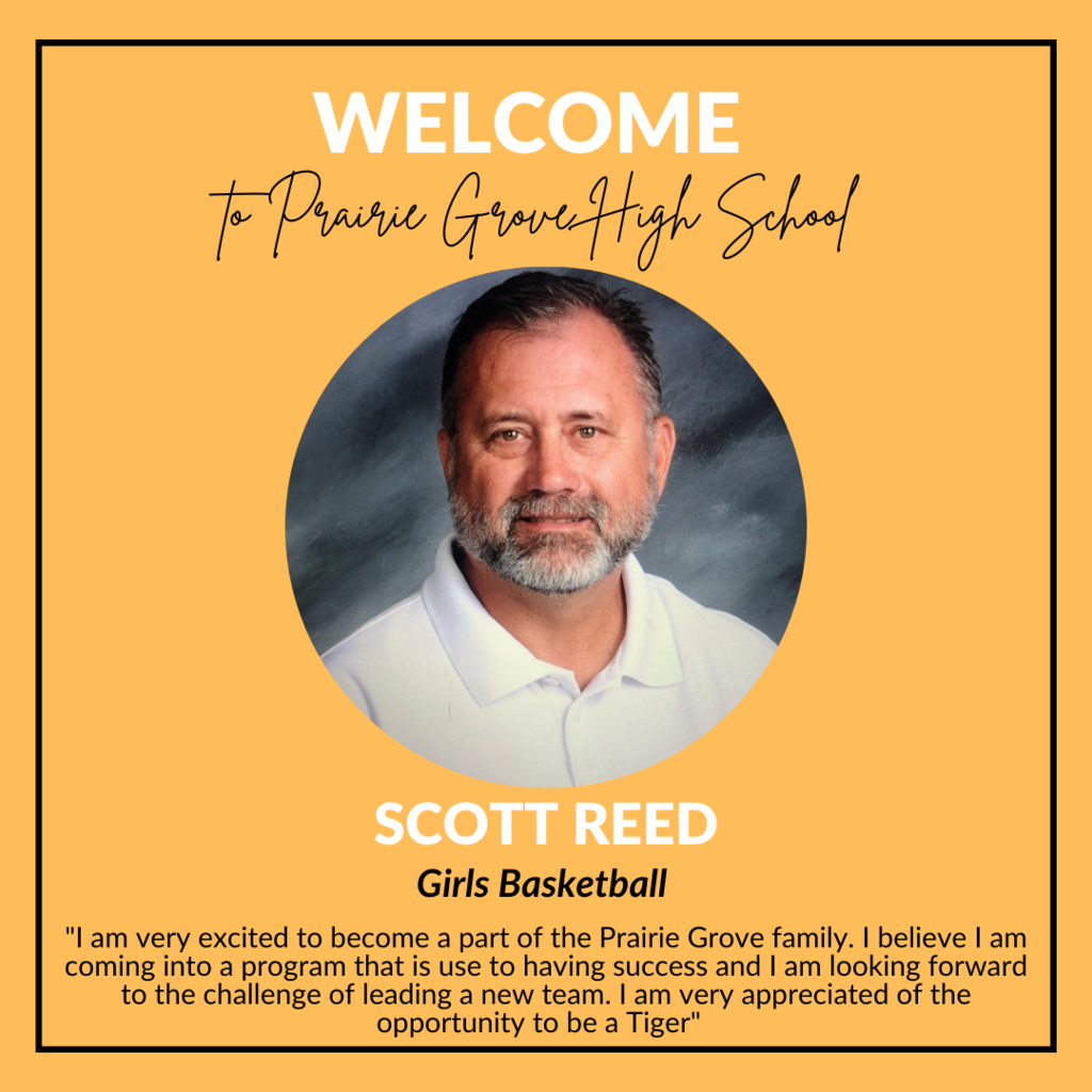 Welcome Coach Reed